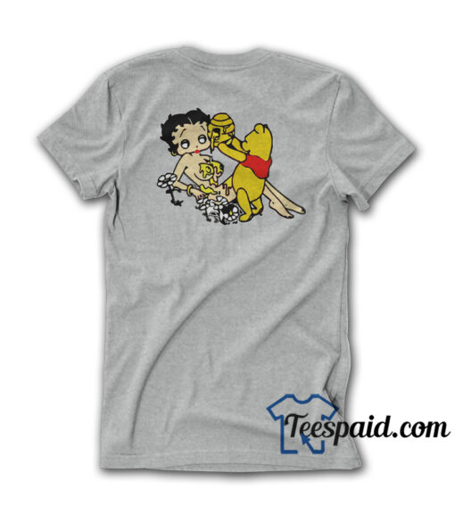 Naughty Winnie Pooh And Betty Boop T-Shirt